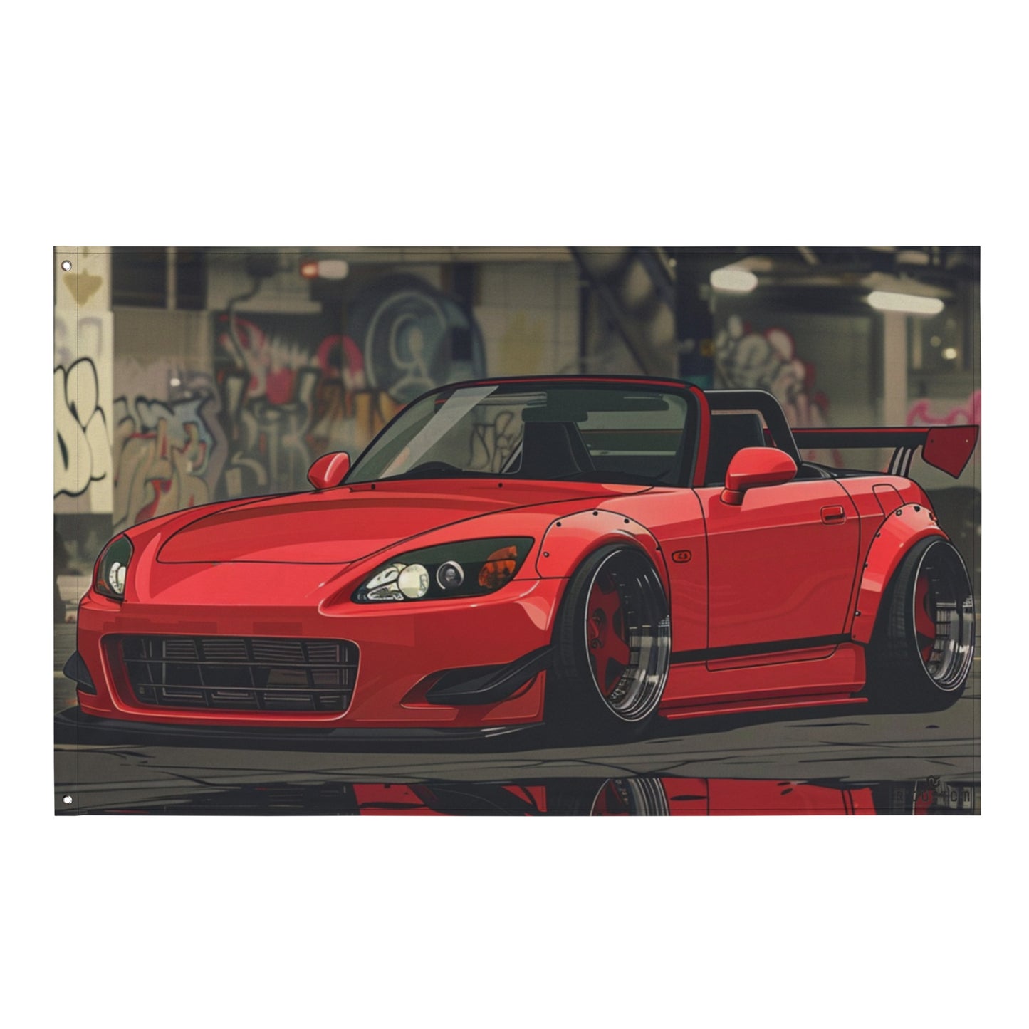 S2000- Garage Vlag